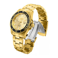 Invicta Reloj de cuarzo Pro Diver para hombre, diseño dorado, modelo 30025. Ideal para buzos