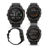 Garmin Fenix 8 - Sapphire Solar - Titanium Carbon Gray