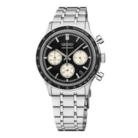Seiko Chronograph Quartz Black Dial Men's Watch SSB479P1
