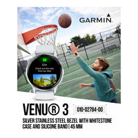 Smartwatch Garmin Venu 3 Gps Pantalla Amoled 45 Mm Funciones Avanzadas De Salud Y Fitness 14 Días De Batería