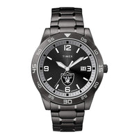 Timex NFL Acclaim - Reloj Para Hombre De 42 Mm, Resistencia Al Agua 50 M, Banda De Acero Inoxidable Negra