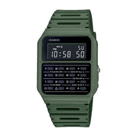 Reloj Casio CA-53WF-3B Verde Digital con Calculadora para Hombre, Resistente al Agua y Diseño Clásico