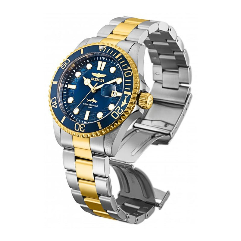 Invicta Pro Diver Reloj de cuarzo para hombre con correa de acero inoxidable en dos tonos, modelo 30021