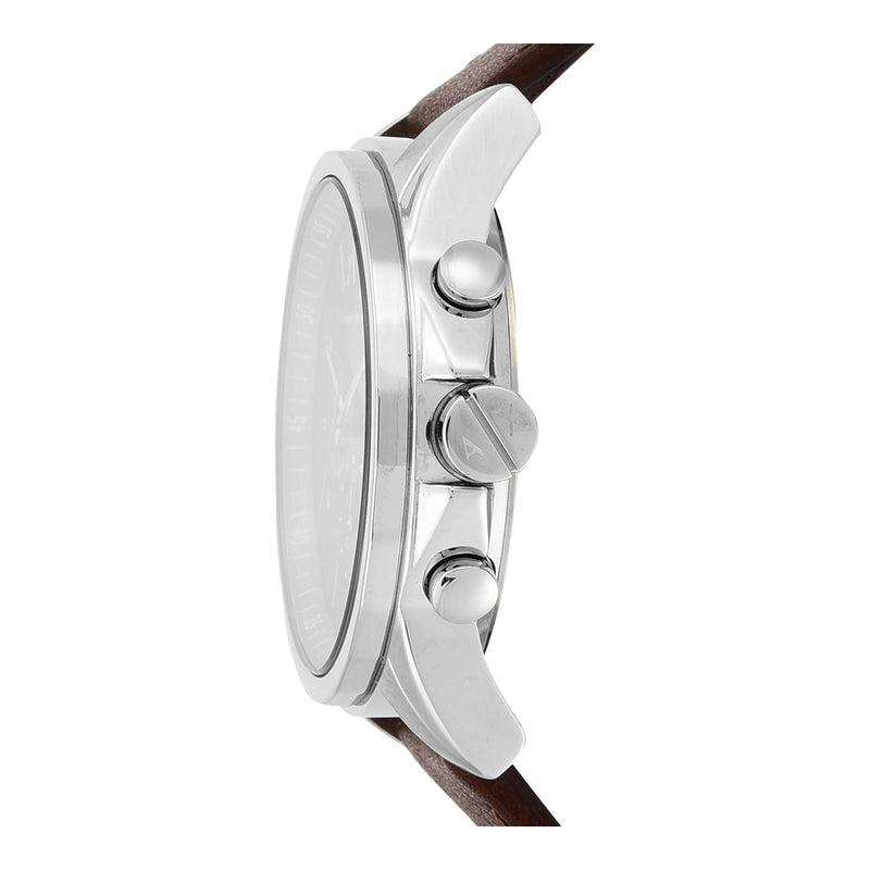 Reloj cronógrafo para hombre Armani Exchange con correa de piel de becerro, elegante y funcional