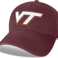 Legacy NCAA Officially Licensed Baseball Hat, Virginia Tech Hokies, Lightweight Cap for Men & Women, Relaxed Twill Adjus