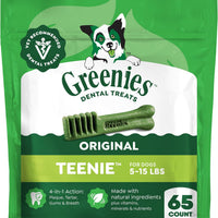Greenies Teenie Original Natural Dental Dog Treats, Chicken, 65 Count