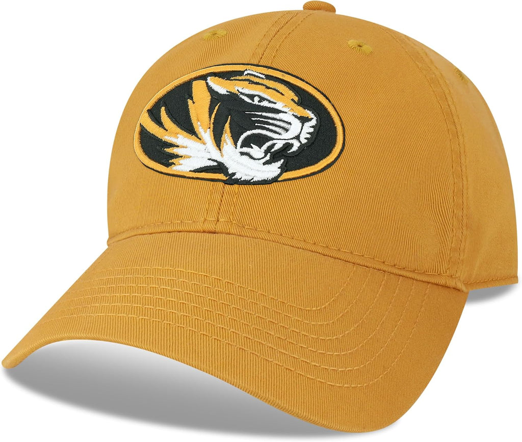 Legacy NCAA Officially Licensed Baseball Hat, Missouri Tigers, Lightweight Cap for Men & Women, Relaxed Twill Adjustable