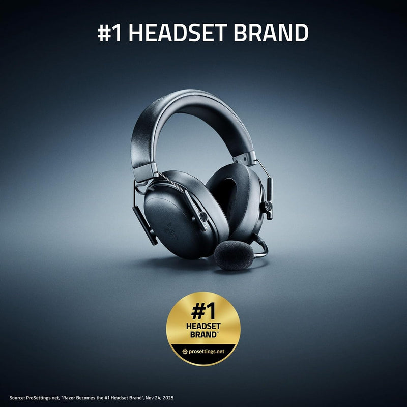 Razer BlackShark V3 X HyperSpeed Wireless PC Gaming Headset, Black