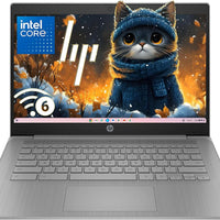 HP Chromebook 14" Laptop for 2026 Student Business, Intel Celeron N4500