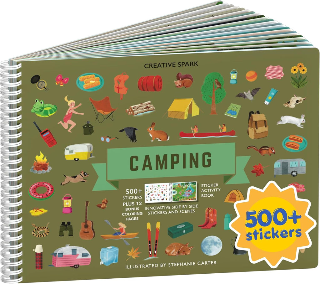 Cupkin Camping Coloring & Sticker Activity Book | 500+ Stickers