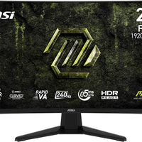 msi MAG 274CF E20 27-inch 1920 x 1080 (FHD) Gaming Monitor, 200Hz, AMD FreeSync Premium, HDMI, DisplayPort, VESA, Tilt Adjustable, 0.5ms, Black
