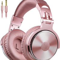 OneOdio Wired DJ Hi-Res Over-Ear Headphones for PC, Keyboard Guitar - Pink