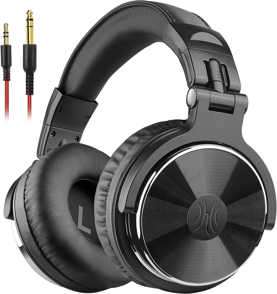OneOdio Wired DJ Hi-Res Over-Ear Headphones for PC, Keyboard Guitar - Black