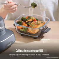Ninja Crispi 4 in 1 Glass Air Fryer, 450°F, Non Toxic, 4QT and 6 Cup