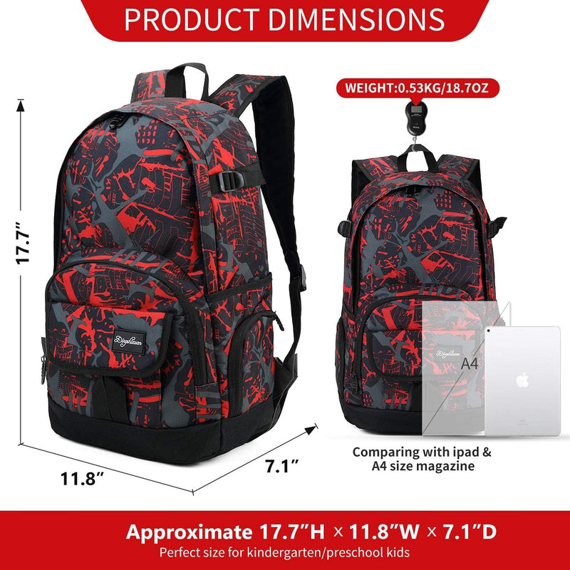 rickyh style School Backpack Travel Bag for Men & Women Lightweight College