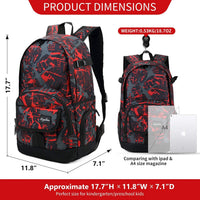 rickyh style School Backpack Travel Bag for Men & Women Lightweight College