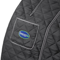 Durasage - Sauna de vapor portátil personal ligera para relajación en casa, con temporizador de 60 minutos, generador de vapor de 800 watts, silla incluida (negro)
