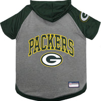 Pets First NFL Green Bay Packers Hoodie for Dogs & Cats. | NFL Football Licensed Dog Hoody Tee Shirt, Medium | Sports Ho