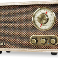Victrola Willow - Retro Wood Bluetooth Radio, AM/FM - Natural