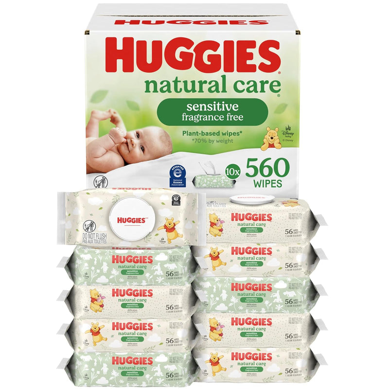 Huggies Natural Care Sensitive Toallitas Húmedas sin Fragancia para Bebé