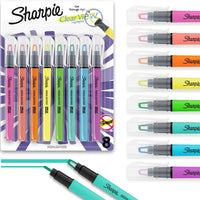Sharpie Clear View Highlighter Sticks, Chisel Tip Highlighter Market Set