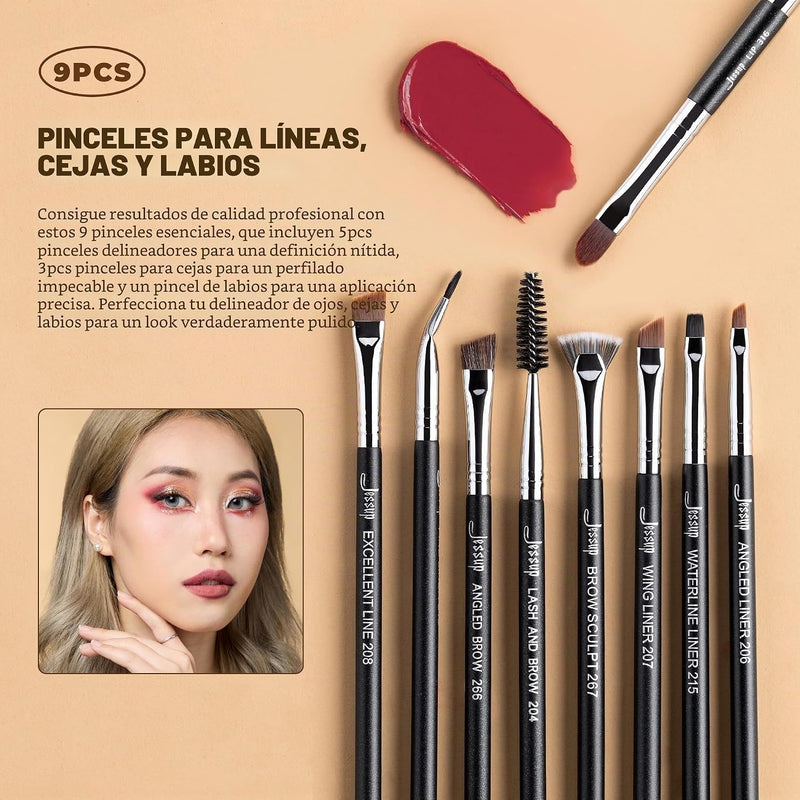 Jessup Makeup Brushes Set Professional, 35pcs Face & Eye Make up Brush T342
