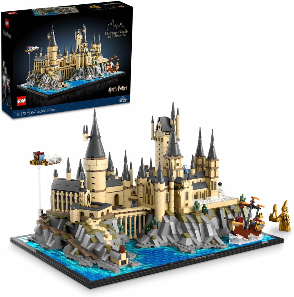 LEGO Harry Potter Hogwarts Castle and Grounds 76419 - Juego de construcción, idea de regalo