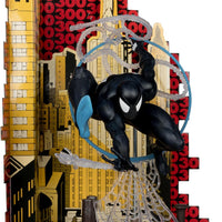 McFarlane Toys Marvel Spider-Man (Symbiote Suit) 1:6th Scale Collectible with Scene & Comic (Based on The Amazing Spider-Man #300)
