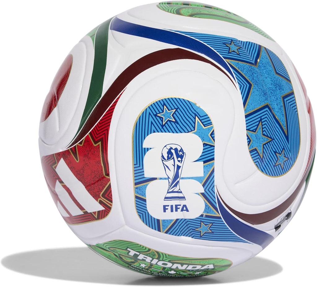Adidas Unisex-Adult World Cup League Soccer Ball, White/Team Royal Blue/Solar Blue/Power Red, 5