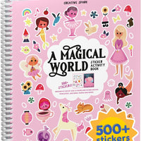 Cupkin Magical World Sticker Book | 12 Coloring & Activity, 500+ Stickers