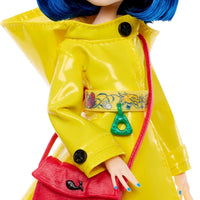 Monster High Skullector Doll, Coraline Collectible in Yellow Raincoat