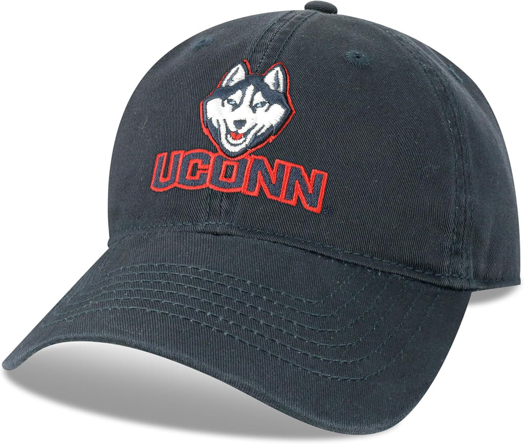 Legacy NCAA Officially Licensed Baseball Hat, Connecticut Huskies, Lightweight Cap for Men & Women, Relaxed Twill Adjust