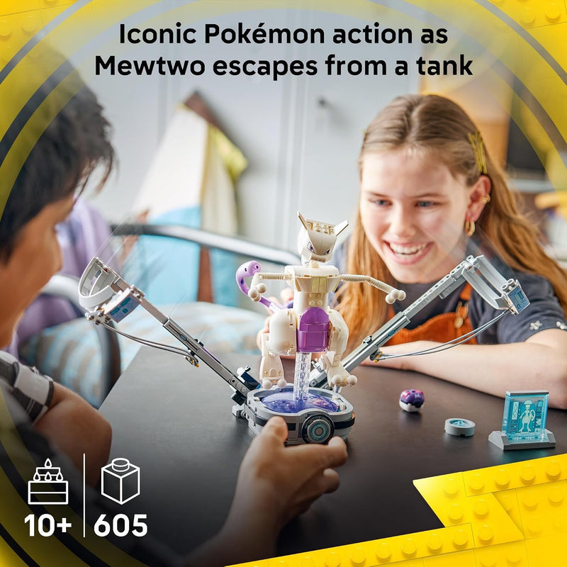 Pre venta, LEGO Pokémon SMART Play: Mewtwo's Lab Break 72163