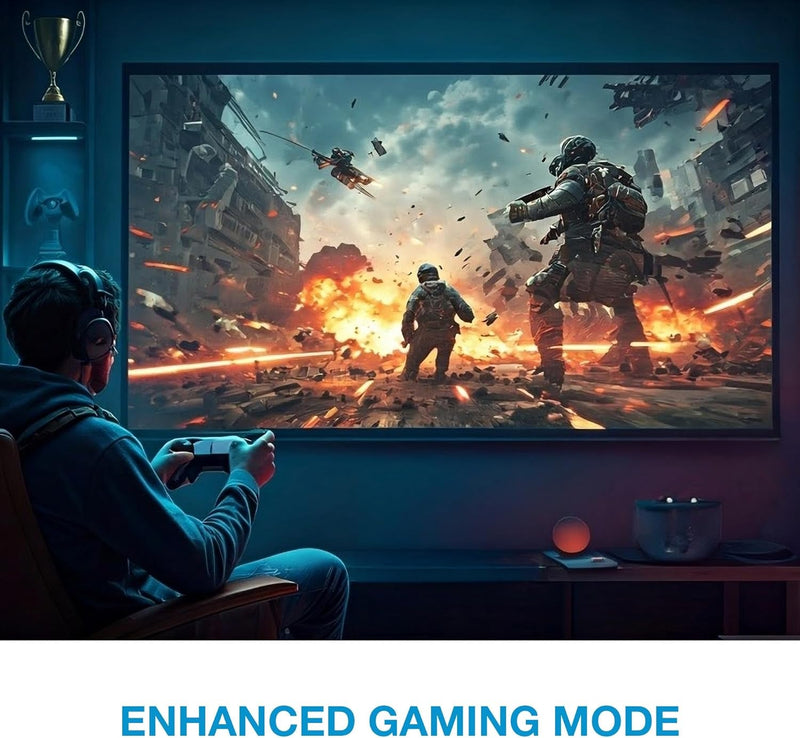 Optoma Photon Life PK32 - 4K UHD, 1,100 Lumens, LED, Premium Auto-Setup Home Entertainment & Gaming Projector