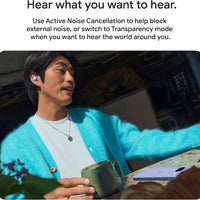 Google Pixel Buds 2a - Wireless Bluetooth Earbuds - Fog