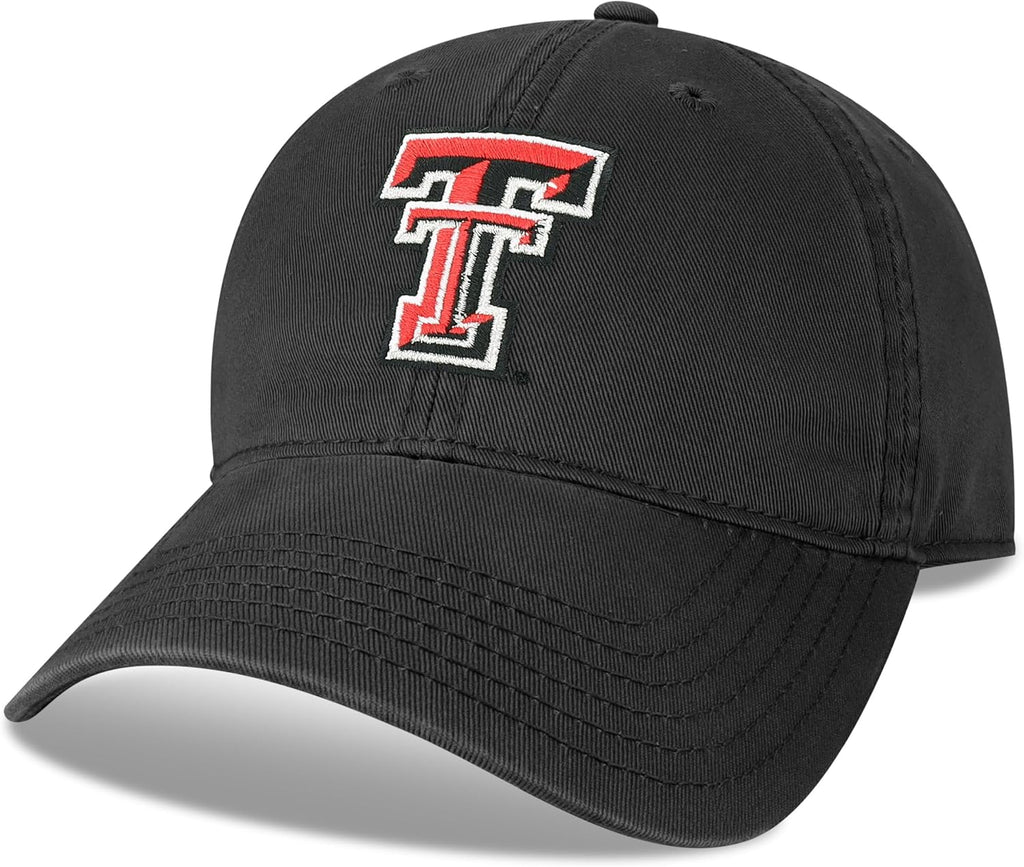 Legacy NCAA Officially Licensed Baseball Hat, Texas Tech Red Raiders, Lightweight Cap for Men & Women, Relaxed Twill Adj