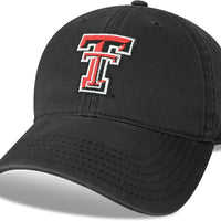 Legacy NCAA Officially Licensed Baseball Hat, Texas Tech Red Raiders, Lightweight Cap for Men & Women, Relaxed Twill Adj