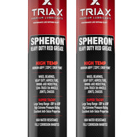 TRIAX Spheron Grease NLGI-2 Lithium Complex, High Temp, Super Heavy Duty | Ultra Tacky, EP, Waterproof | for 5th Wheel,