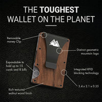 Mountain Voyage Co Minimalist Wallet for Men - Slim RFID, Scratch Resistant