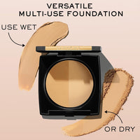 Lancôme Dual Finish Powder Foundation - 320 Amande