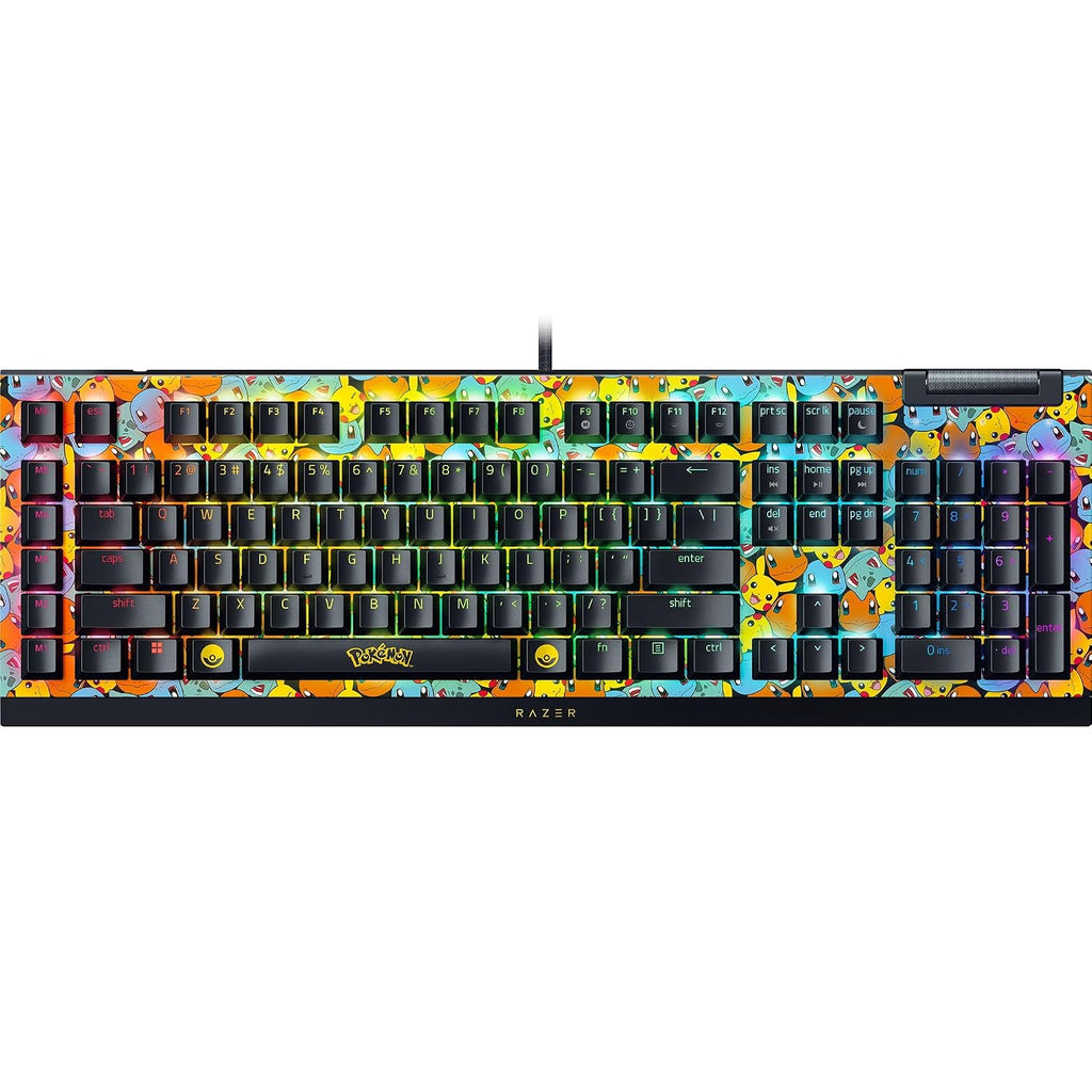 Razer BlackWidow V4 X Mechanical Gaming Keyboard, Pokémon Edition