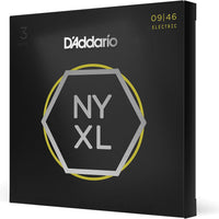 D'Addario NYXL0946-3P Electric Guitar Strings, 09-46, 3 Sets