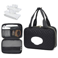 Fwkekye Diaper Bag Organizer with 2 Pieces Wipes Dispensers