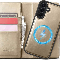 DJBull 2-in-1 Detachable Wallet Case for Samsung Galaxy A17 RFID Blocking Flip Folio with Card Holder | PU Leather Shock