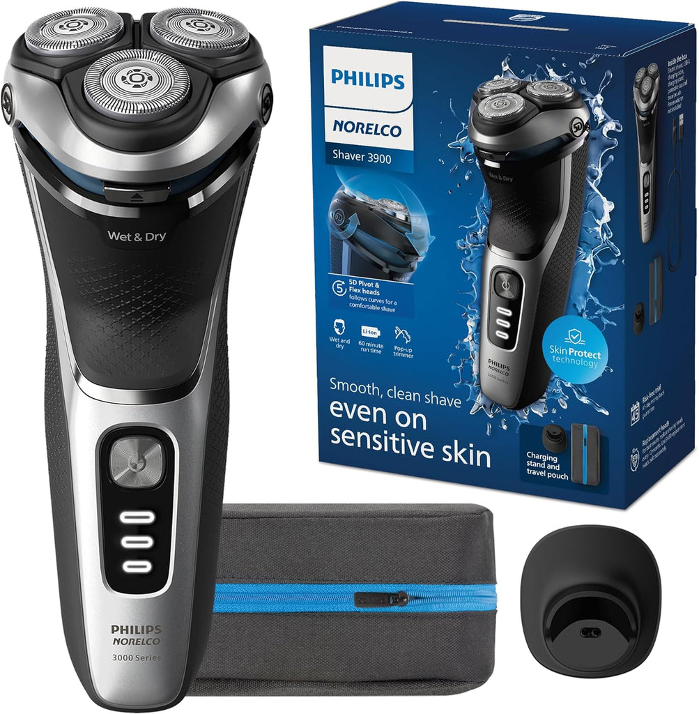 Philips Norelco 3900 Electric Shaver, Storm Blue
