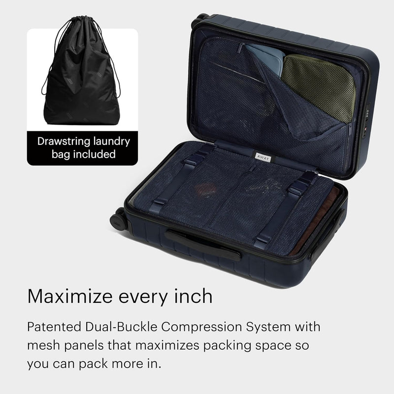 Away Carry-On Luggage - 22-Inch Lightweight Hardside Suitcase