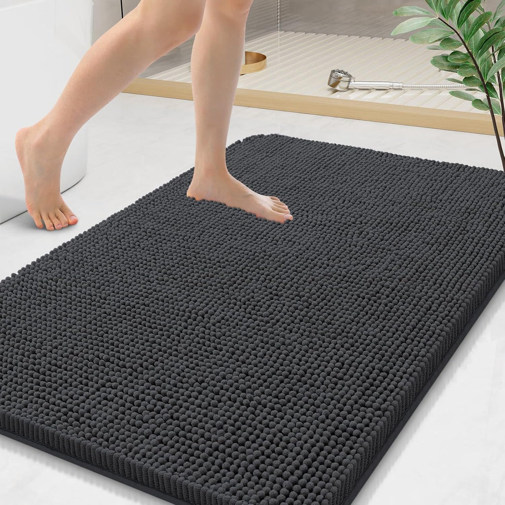 Arotive Bathroom Rugs 44x24, Soft Absorbent Shaggy Chenille Bath Rugs