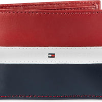 Tommy Hilfiger Men's Leather Orson RFID Bifold Wallet with Removable Passcase