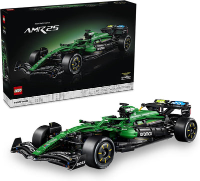 LEGO Technic Aston Martin Aramco AMR25 F1 Car - Building Set for Adults, Ages 18+ - Model Car Kit with Detailed Features - Bedroom or Desk Decor - Gift for Men & Women - 42240