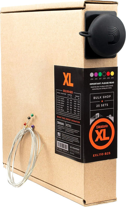 D'Addario XL Nickel EXL110-B25 Electric Guitar Strings, 10-46, 25 Sets